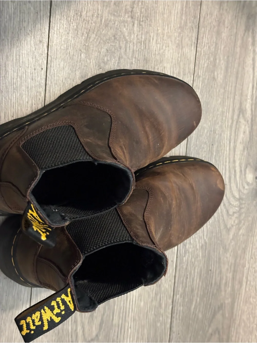 Dr. Martens Men's 7 Women’s 8 Brown Leather Chukka Boots